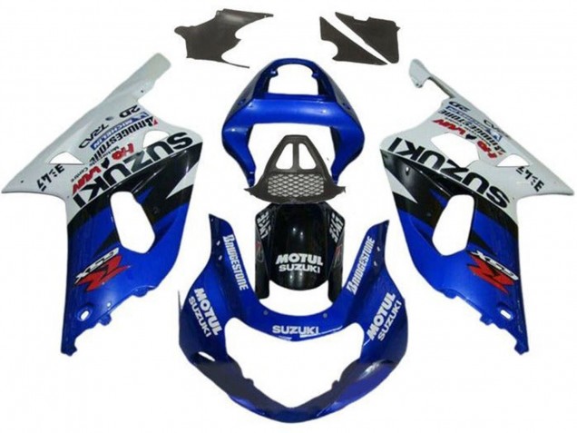 2000-2002 White Red Blue Black Red Suzuki GSXR1000 Motorcycle Fairings Canada