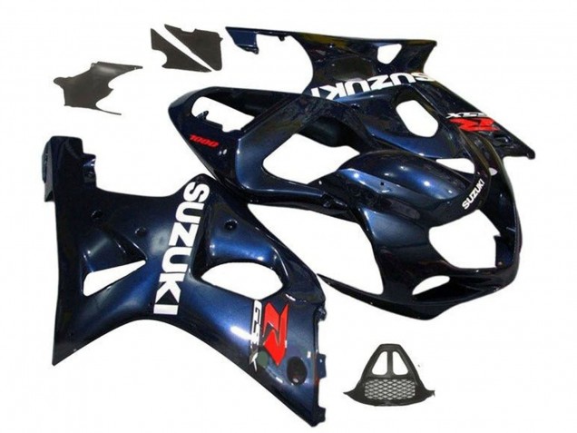 2000-2002 Dark Blue Suzuki GSXR1000 Motorcycle Fairings Canada