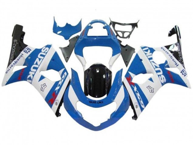 2000-2002 White Light Blue Glossy Black Red Suzuki GSXR1000 Motorcycle Fairings Canada