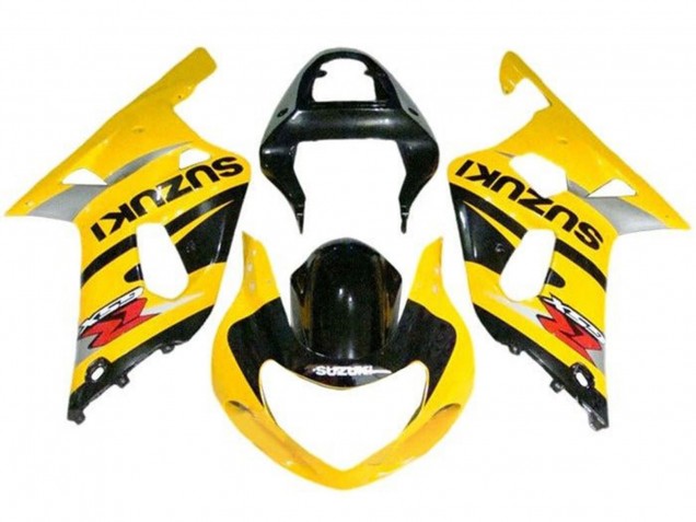 2000-2002 Yellow Grey Black Suzuki GSXR1000 Motorcycle Fairings Canada