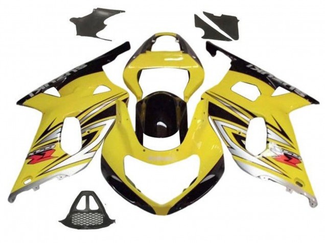 2000-2002 Yellow Silver Glossy Black Suzuki GSXR1000 Motorcycle Fairings Canada