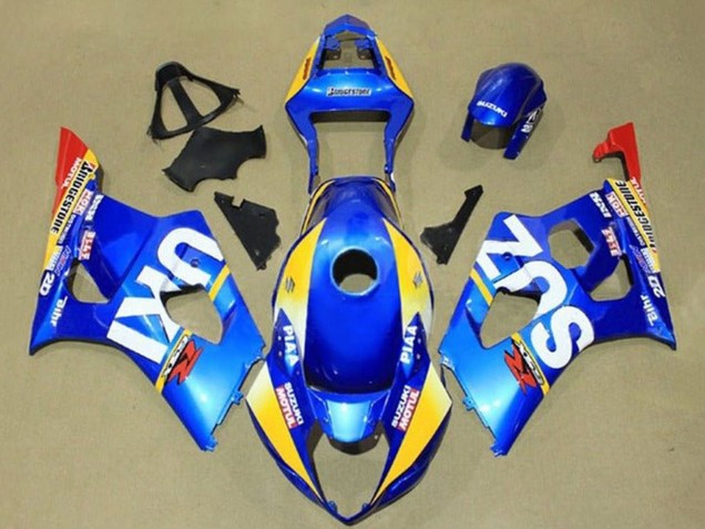 2003-2004 Blue Yellow Red White Motul Suzuki GSXR 1000 Motorcycle Fairings Canada