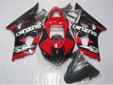 2003-2004 Red Black Silver Suzuki GSXR 1000 Motorcycle Fairings Canada