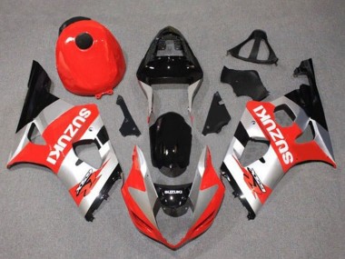 2003-2004 Red Silver Black Suzuki GSXR 1000 Motorcycle Fairings Canada