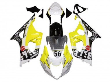 2003-2004 Yellow White Black Suzuki GSXR 1000 Motorcycle Fairings Canada