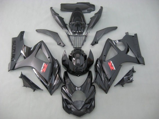 2005-2006 Glossy Black Matte Black Red White Suzuki GSXR 1000 Motorcycle Fairings Canada