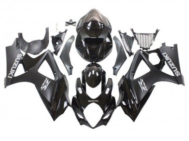 2005-2006 Glossy Black Matte Black Suzuki GSXR 1000 Motorcycle Fairing Kits Canada