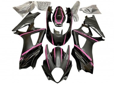 2005-2006 Glossy Black Matte Black Pink Suzuki GSXR 1000 Motorcycle Fairings Canada