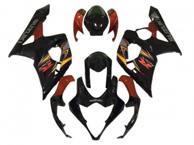 2005-2006 Black Red Yellow Grey Suzuki GSXR 1000 Motorcycle Fairings Canada