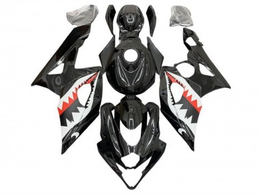 2005-2006 Black White Red Shark Suzuki GSXR 1000 Motorcycle Fairings Canada