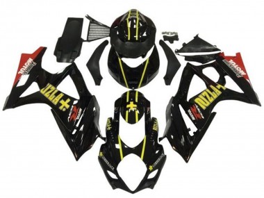 2005-2006 Black Gold Rizla Red Suzuki GSXR 1000 Motorcycle Fairings Canada