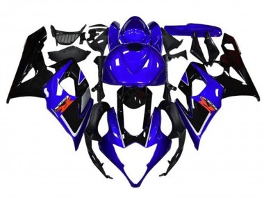 2005-2006 Blue Black White Stripe Suzuki GSXR 1000 Motorcycle Fairings Canada