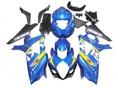 2005-2006 Blue Yellow White Black Suzuki GSXR 1000 Motorcycle Fairings Canada