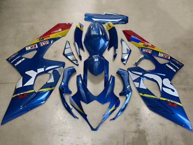 2005-2006 Blue White Yellow Red Suzuki GSXR 1000 Motorcycle Fairings Canada