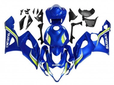 2005-2006 Blue Yellow White Suzuki GSXR 1000 Motorcycle Fairings Canada