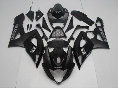2005-2006 Glossy Black Matte Black Suzuki GSXR 1000 Motorcycle Fairing Canada