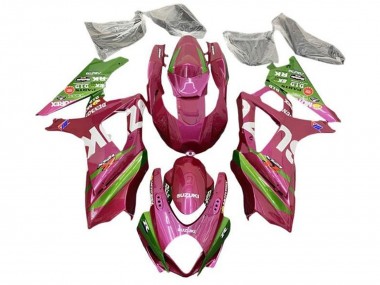 2005-2006 Pink Green Suzuki GSXR 1000 Motorcycle Fairings Canada