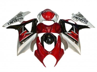 2005-2006 Silver Red Black Suzuki GSXR 1000 Motorcycle Fairings Canada