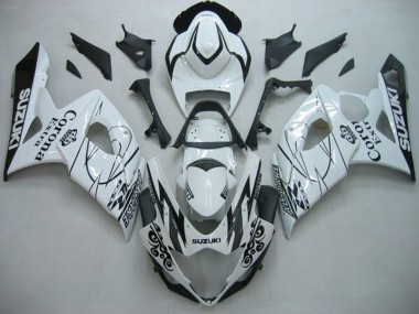 2005-2006 White Black Alstare Corona Suzuki GSXR 1000 Motorcycle Fairings Canada