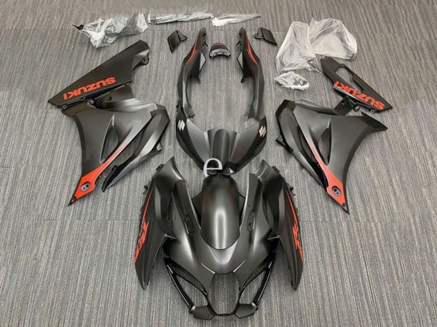 2017-2024 Matte Black Red Suzuki GSXR1000 Motorcycle Fairings Canada