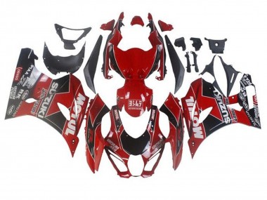 2017-2024 Red White Black Motul Suzuki GSXR1000 Motorcycle Fairings Canada