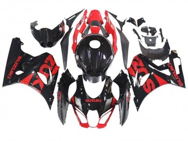 2017-2024 Black Red Suzuki GSXR1000 Motorcycle Fairings Canada