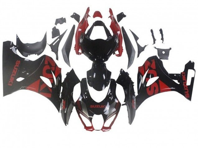 2017-2024 Black Dark Red Suzuki GSXR1000 Motorcycle Fairings Canada