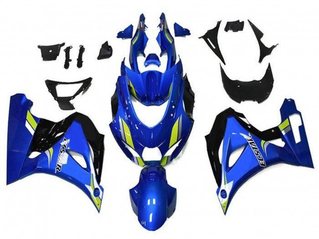 2017-2024 Blue Green Black Ecstar Suzuki GSXR1000 Motorcycle Fairings Canada