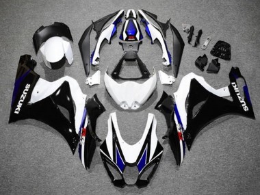 2017-2024 White Blue Black Suzuki GSXR1000 Motorcycle Fairings Canada