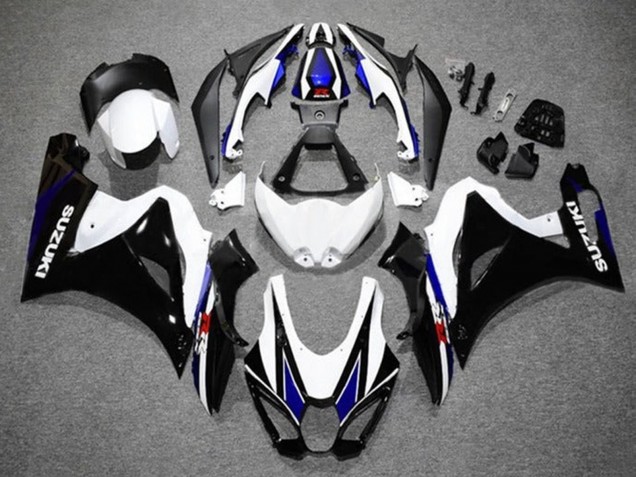 2017-2024 White Blue Black Suzuki GSXR1000 Motorcycle Fairings Canada