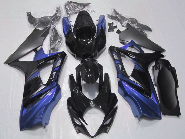 2007-2008 Glossy Black Matte Black Suzuki GSXR 1000 Motorcycle Fairings Kit Canada