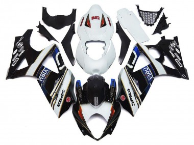 2007-2008 White Blue Black VIRU Suzuki GSXR 1000 Motorcycle Fairings Canada