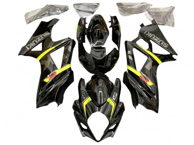 2007-2008 Black Yellow Red Grey Suzuki GSXR 1000 Motorcycle Fairings Canada