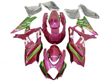 2007-2008 Pink Green White Suzuki GSXR 1000 Motorcycle Fairings Canada