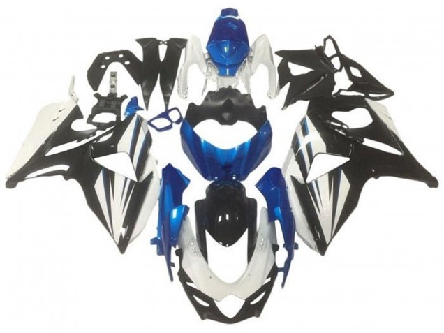 2009-2016 White Blue Glossy Black Suzuki GSXR 1000 Bike Fairings Canada