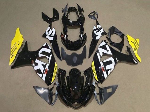 2009-2016 Black White Yellow Suzuki GSXR 1000 Motorcycle Fairings Canada