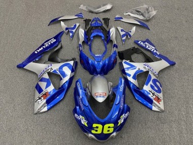 2009-2016 Blue Silver 36 Suzuki GSXR 1000 Motorcycle Fairings Canada