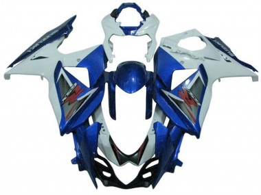 2009-2016 White Blue Silver Suzuki GSXR 1000 Bike Fairings Canada