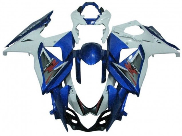 2009-2016 White Blue Silver Suzuki GSXR 1000 Bike Fairings Canada