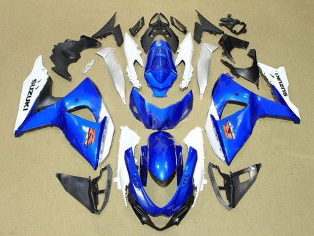 2009-2016 White Blue Red Suzuki GSXR 1000 Motorcycle Fairings Canada