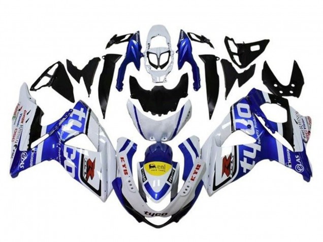 2009-2016 White Blue Yellow Black Tyco Suzuki GSXR 1000 Motorcycle Fairings Canada