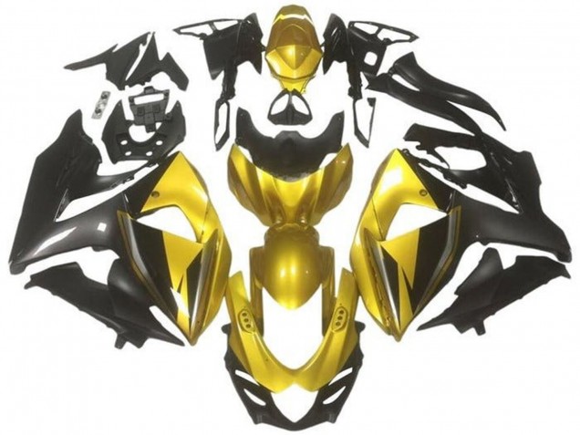 2009-2016 Gold Black Dark Grey Suzuki GSXR 1000 Motorcycle Fairings Canada
