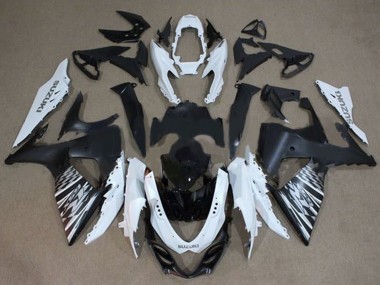 2009-2016 White Black Silver Checker Suzuki GSXR 1000 Motorcycle Fairings Canada