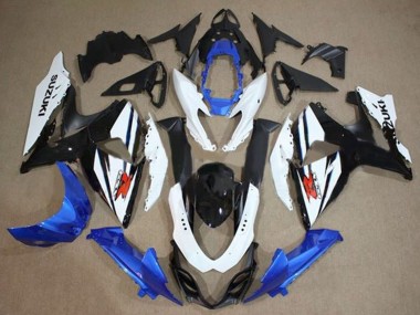 2009-2016 White Blue Black Suzuki GSXR 1000 Motorcycle Fairings Kit Canada