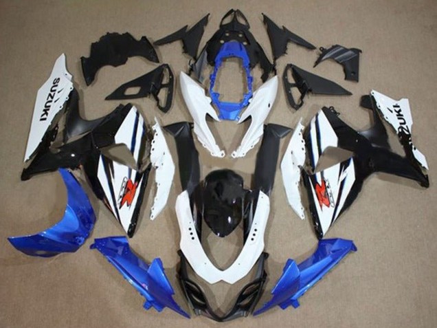 2009-2016 White Blue Black Suzuki GSXR 1000 Motorcycle Fairings Kit Canada