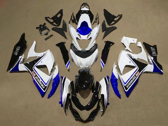 2009-2016 White Blue Black Yoshimura Suzuki GSXR 1000 Motorcycle Fairings Canada
