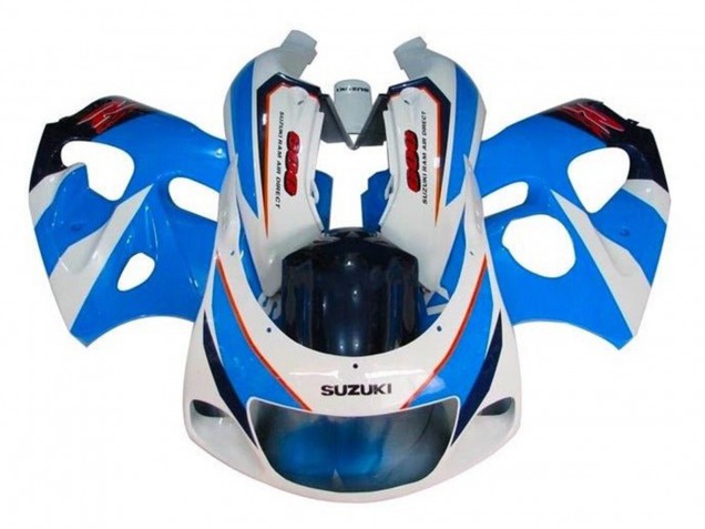 1996-2000 Blue White Red Suzuki GSXR 600 / GSXR 750 Motorcycle Fairings Canada
