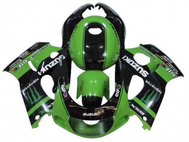 1996-2000 Green Black Monster Suzuki GSXR 600 / GSXR 750 Motorcycle Fairings Canada