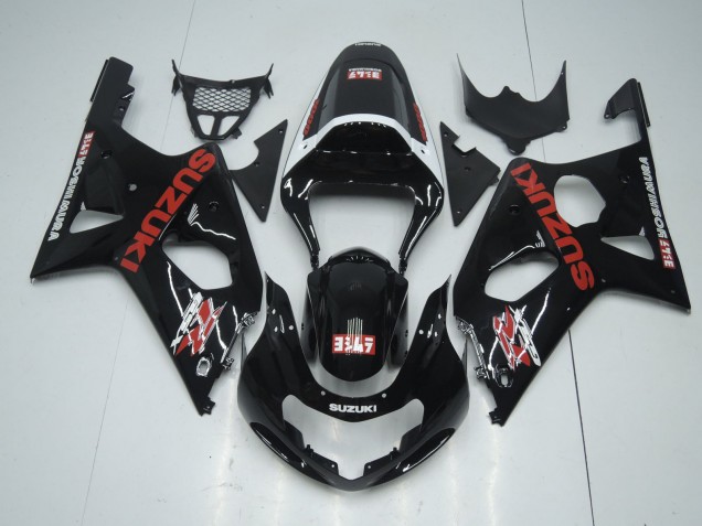 2001-2003 Glossy Black Red White Yoshimura Suzuki GSXR 600 / GSXR 750 Motorcycle Fairings Canada