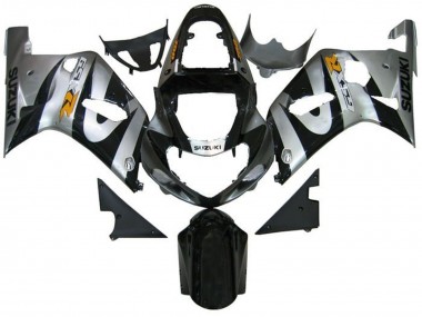 2001-2003 Silver Black Yellow Suzuki GSXR 600 / GSXR 750 Motorcycle Fairings Canada